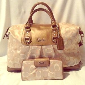 SOLD in a bundle. Coach Satchel