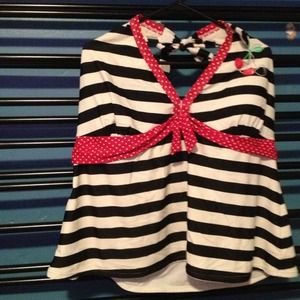 Torrid halter tankini top