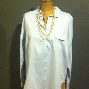 Chambray J.Crew shirt. Make it preppy or chic!