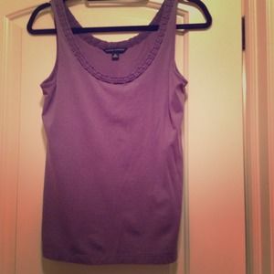 ❎Sold in bundle ❎ Lilac tank with braided detail