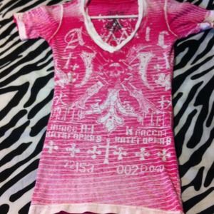 Archair by Affliction pink shirt