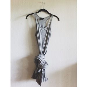 Mossimo Heather Grey Maxi Dress