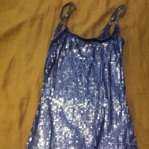 Purple sequined Charlotte Russe Top