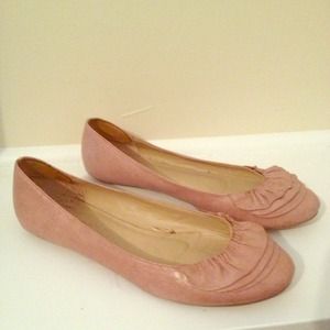 Light pink flats