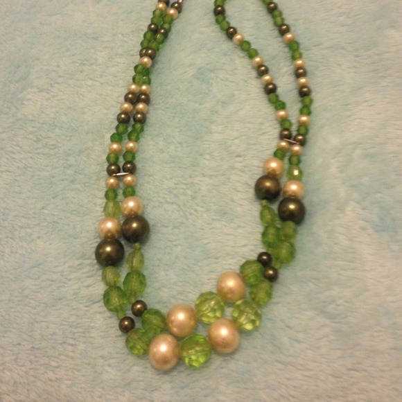 Green Beaded Necklace