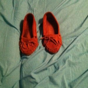 Leather moccasins