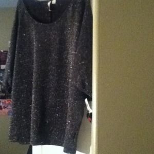 Sparkly black top :)