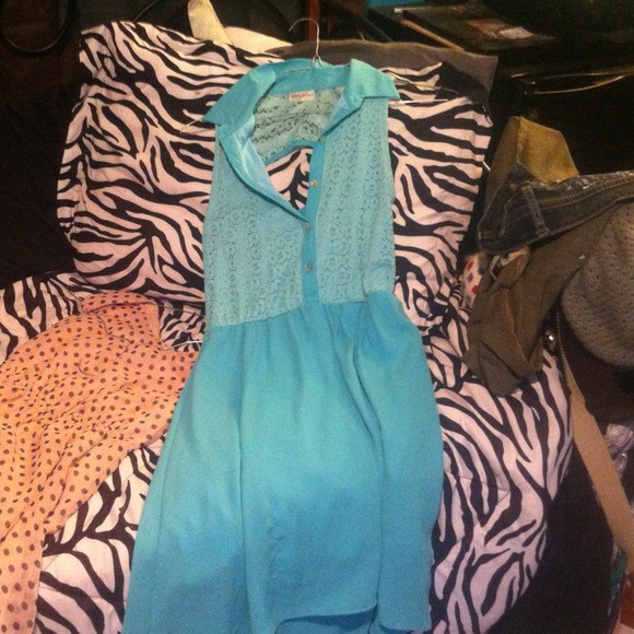 Blue dress