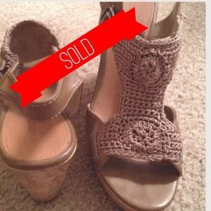 Boho Macramé Wedge Sandals