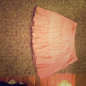Pink tulle and lave skirt