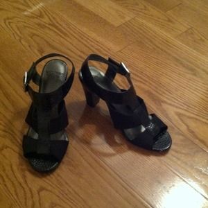 Black high heels