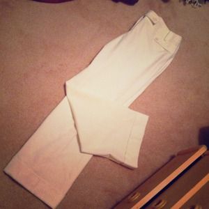 Ann Taylor Loft White Pants