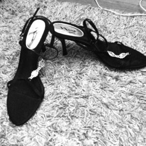 Strappy Nina short heels