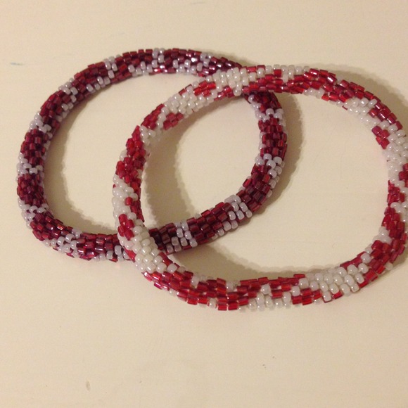 BUNDLE! Beaded Nepal bracelets - Picture 1 of 2