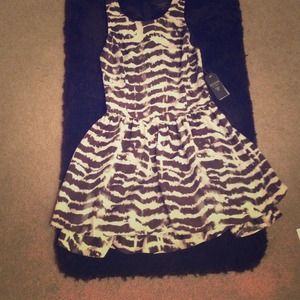Zebra print Guess dress