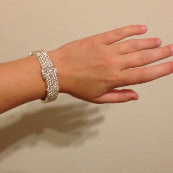 ✂PRICE CUT! BUNDLE! Hinged silver bangle bracelets - Picture 2 of 3