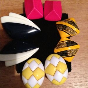 Bundle!! Clip on earrings