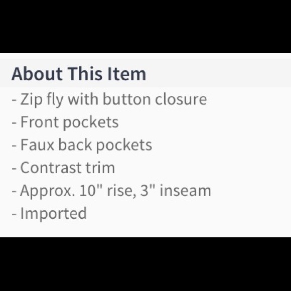 BRAND NEW!! Coral striped shorts - Picture 3 of 3