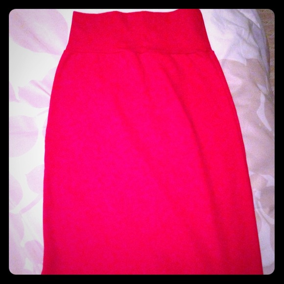 American Apparel Red Skirt