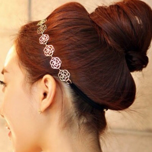 ✋BUNDLED: Gold Rose Headband