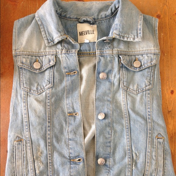 **SOLD** Brandy Melville Light Blue Jean Vest