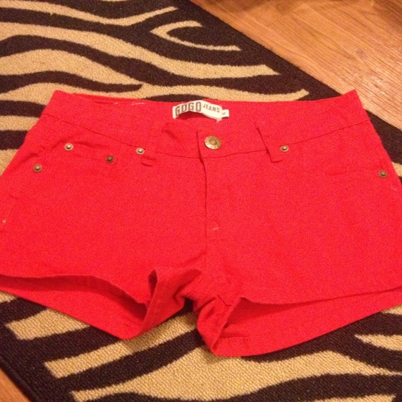 🌹Red shorts by GoGo Jeans🌹