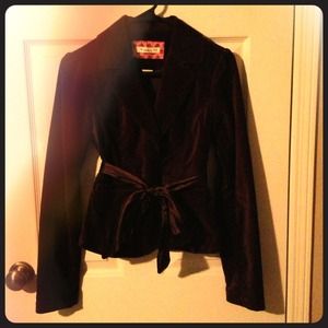 A&F Brown Suede Dressy Blazer