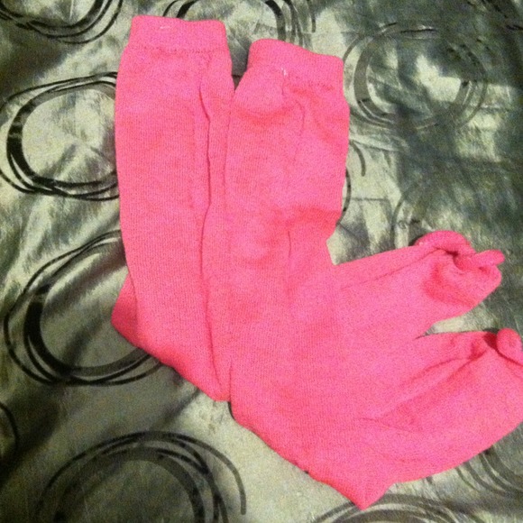 😍Bundled😍Hot pink leg warmers