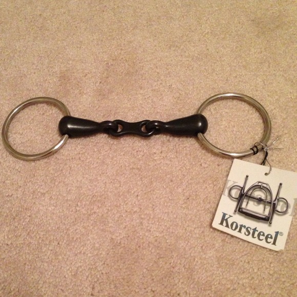 Sweet iron french link loose ring snaffle bit