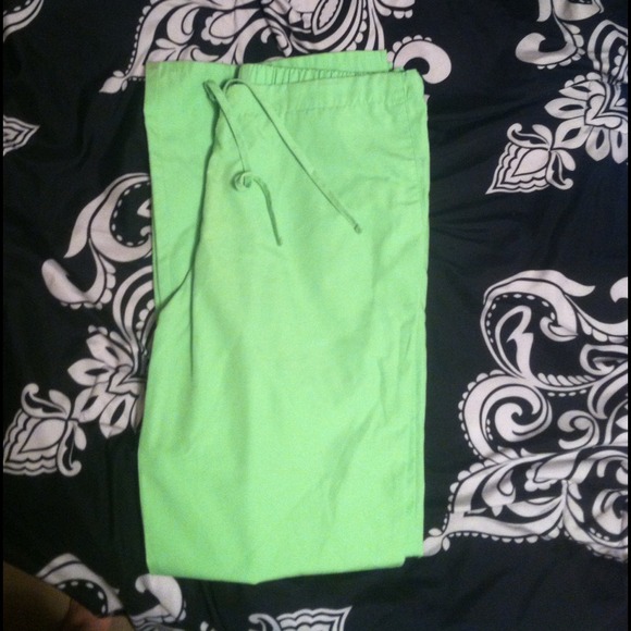 Pretty green Cherokee scrub pants