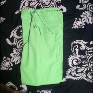 Pretty green Cherokee scrub pants