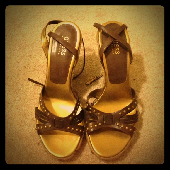 Guess Brown Wedges!