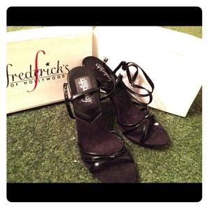 Fredrick's Criss cross ankle sexy heels.