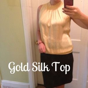 Gold Silky Top