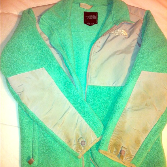 Green north face