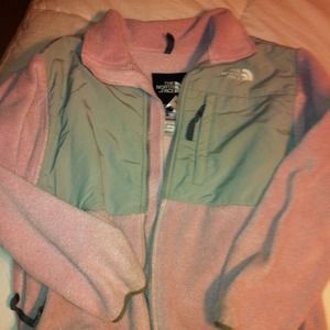 Pink north face