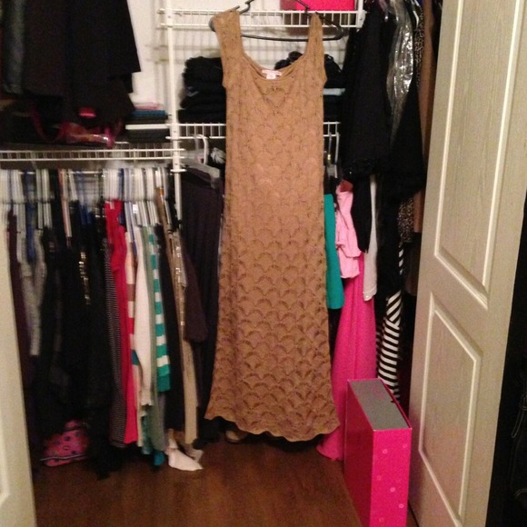 Hand Crocheted beach maxi dress!