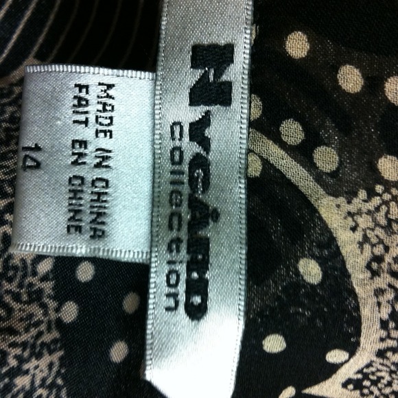 Nygard Silk Long Top - Picture 3 of 4