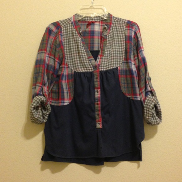 Anthropologie Tops - Anthropologie Plaid Top