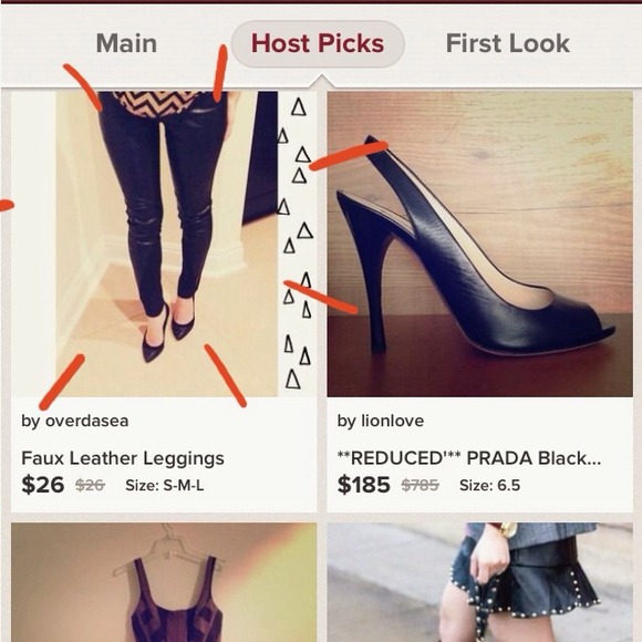 **HOST PICK!!!** Faux Leather Leggings - Picture 4 of 4