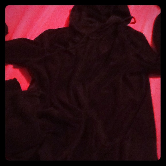 Black old navy velour suit. Size medium