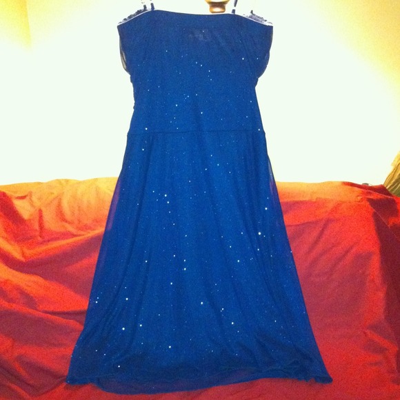 Charlotte Russe Navy Cocktail Dress - Picture 3 of 4