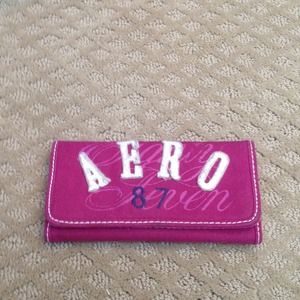 Pink Aeropostale wallet