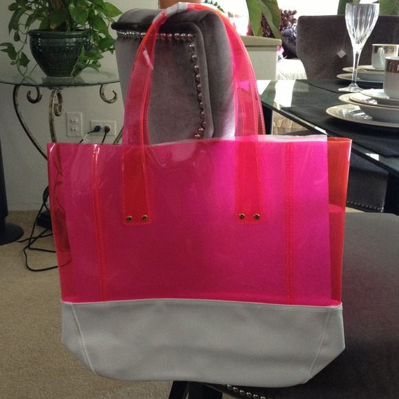 Victoria's Secret Bags Victorias Secret Plastic Vinyl Bag Poshmark