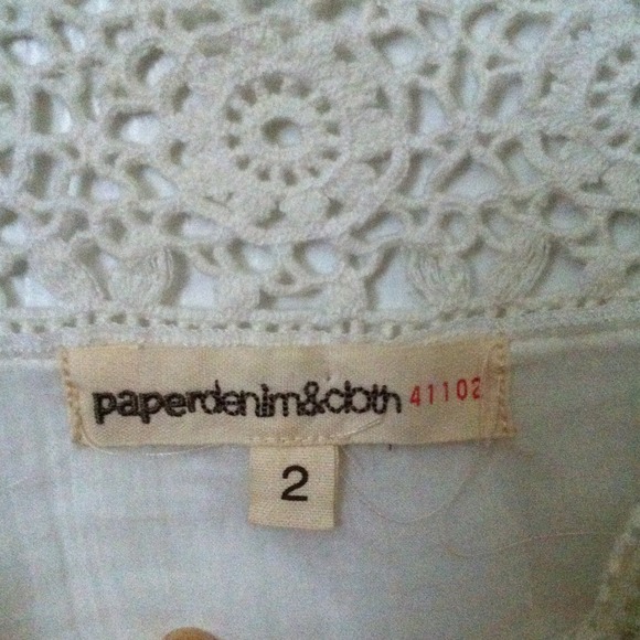 ☀Gorgeous Ivory Crochet Tank by PaperDenim&Cloth☀ - Picture 3 of 4
