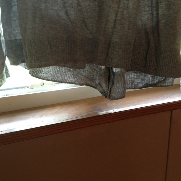 A light gray button down cardigan - Picture 2 of 4