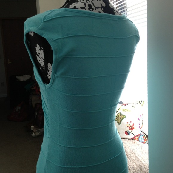 SOLD⛔ - BodyCon teal blue dress - Picture 3 of 3
