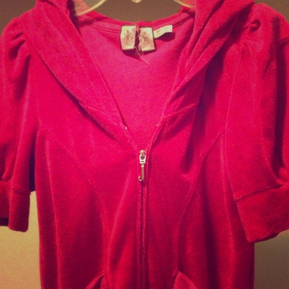 Pink Juicy Couture terry jacket
