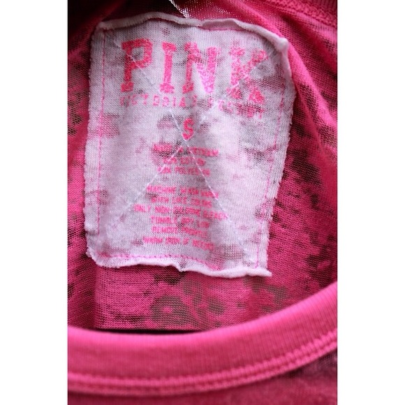 VS PINK Burnout Tee - Picture 3 of 3