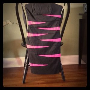 Strapless cocktail dress